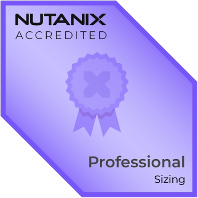 Nutanix Sizing Professional Certification Badge